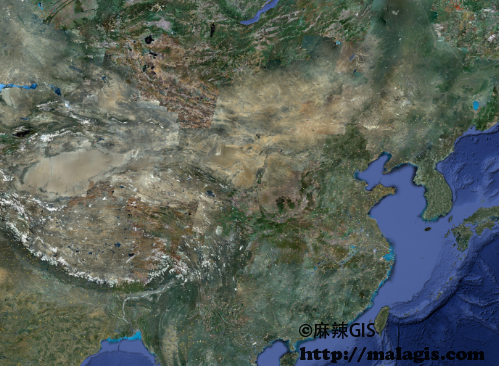 中国遥感地图jpg高清版（20M）