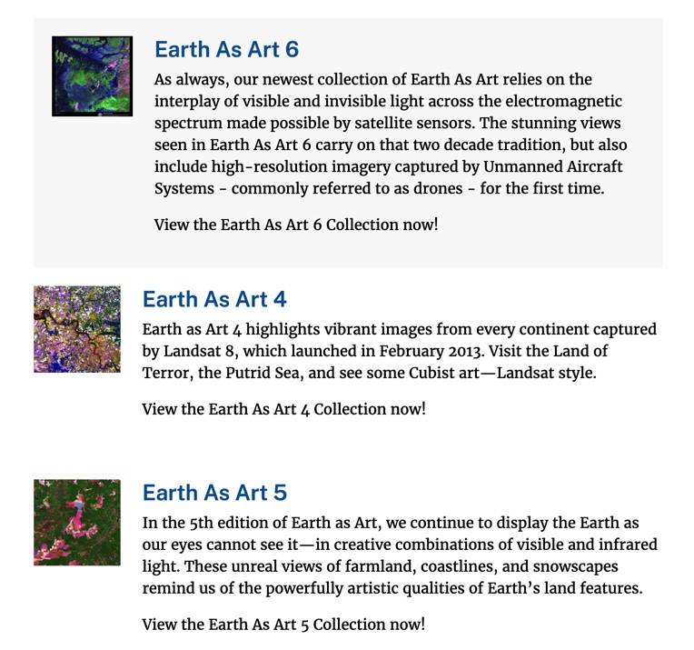 「地图故事」来自Landsat的地球遥感艺术壁纸