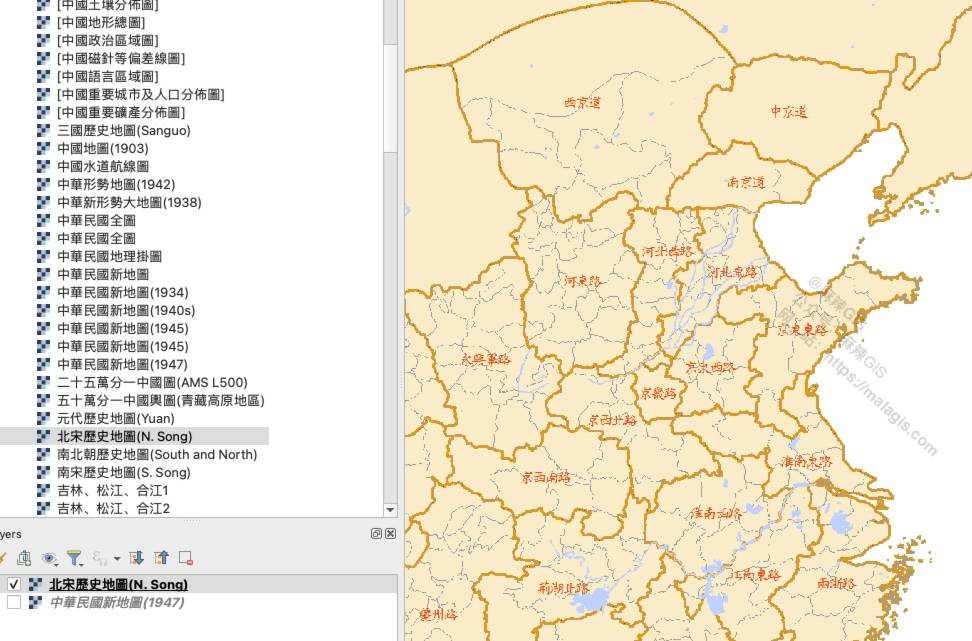 「GIS资源」分享下中国历史地图在线服务（WMTS版）