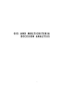GIS and multicriteria decision analysis